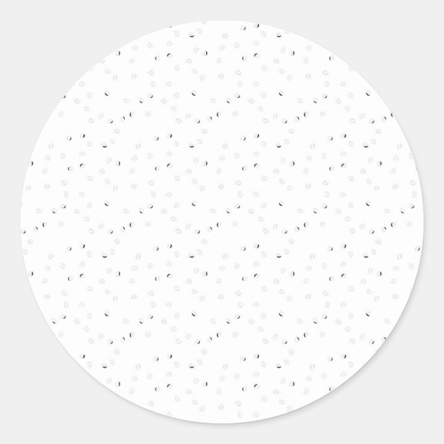 Faites remarquer avec les stickers ronds classique (Devant)