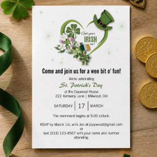 Faites ressortir votre côté irlandais ! Invitation