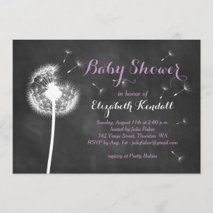 Faites un souhait ! Invitation de baby shower