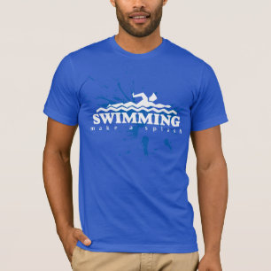 Faites un T-shirt de natation d'éclaboussure