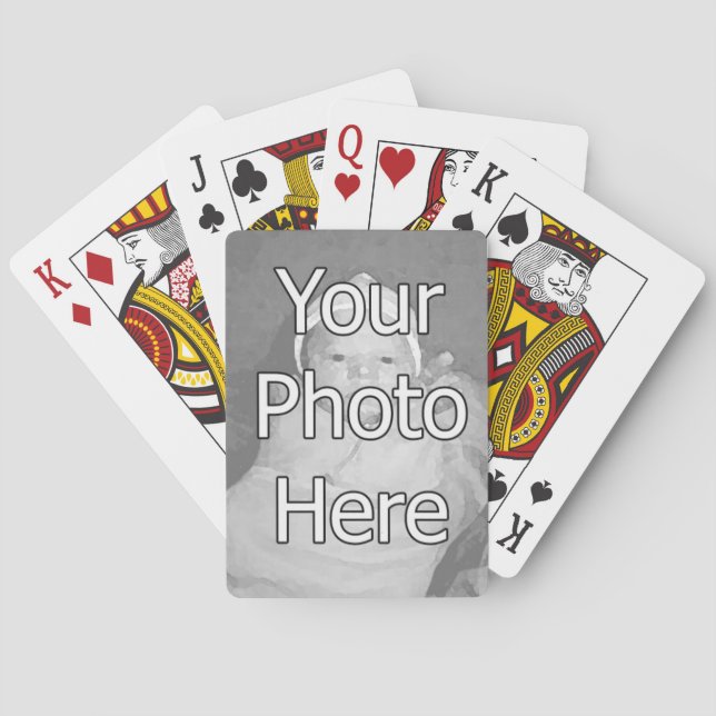 Faites vos propres cartes de jeu photo (dos)
