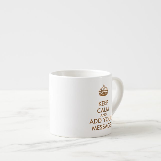 Faites vos propres garder la tasse calme de café (Devant droit)