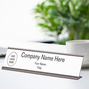 Faites vos propres plaques de nom de bureau