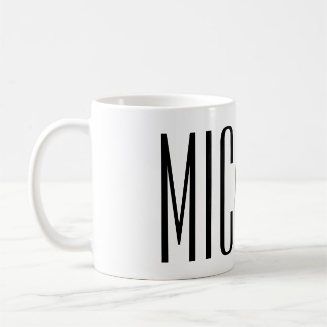 Faites vos propres tasses de café de nom personnal (Gauche)