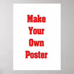 Faites votre propre affiche ou impression de toile