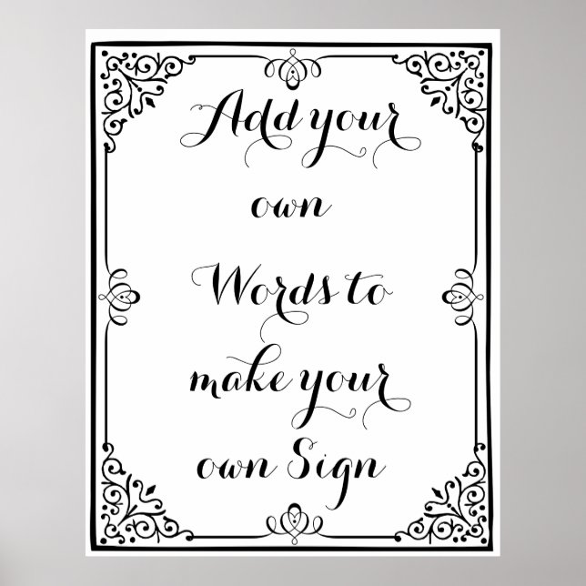 Faites votre propre affiche pour votre fête (Devant)