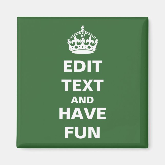 Faites votre propre aimant parodique ! (Devant)