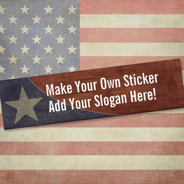 Faites votre propre autocollant de pare-chocs ! (Custom Bumper Sticker)