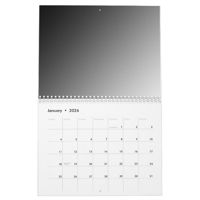 Faites votre propre calendrier (Jan 2026)