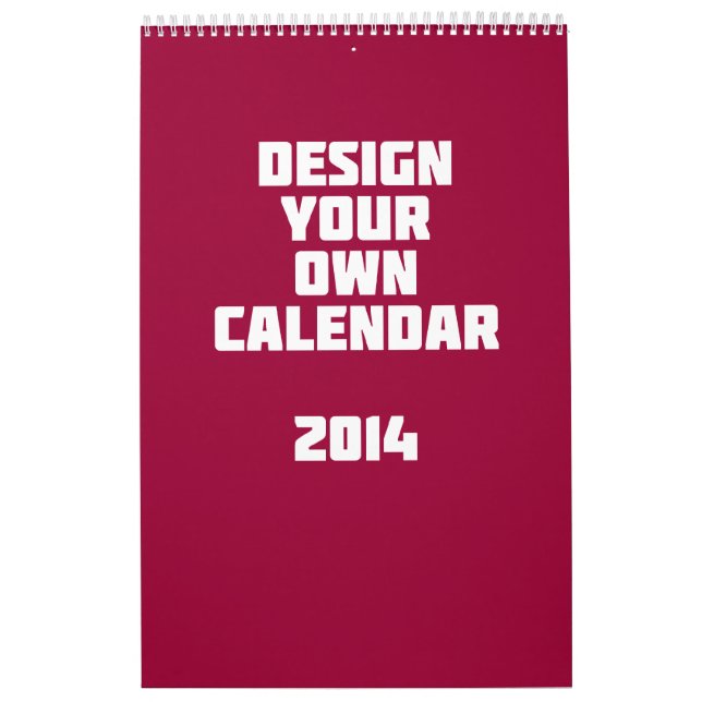 Faites votre propre calendrier fait sur commande (Protection)