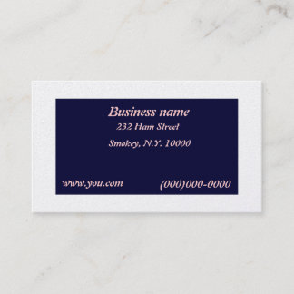 Faites votre propre Carte de visite