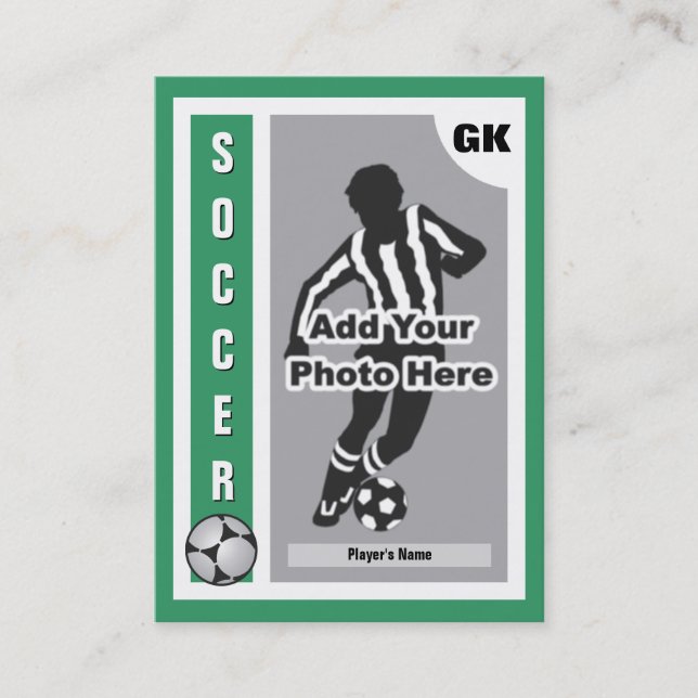 Faites votre propre carte du football (Devant)