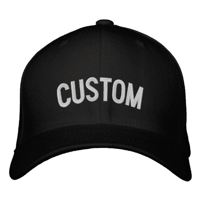 Faites votre propre Casquette brodé avant et gauch (Devant)