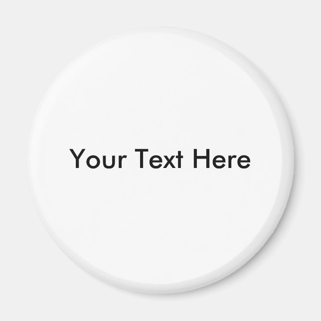 Faites votre propre frigo aimant (Devant)