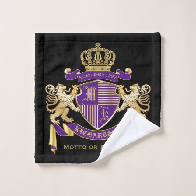 Faites votre propre manteau de l'emblème de (Gant de toilette)