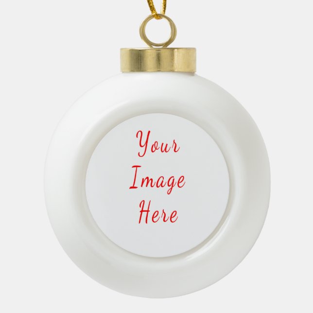 Faites votre propre ornement de Noël (Devant)