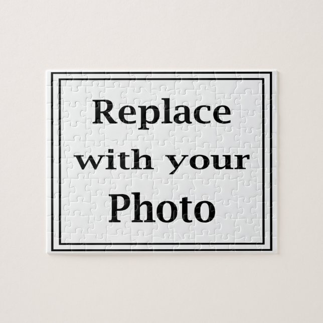 Faites votre propre photo Jigsaw Puzzle Modèle en  (Horizontal)
