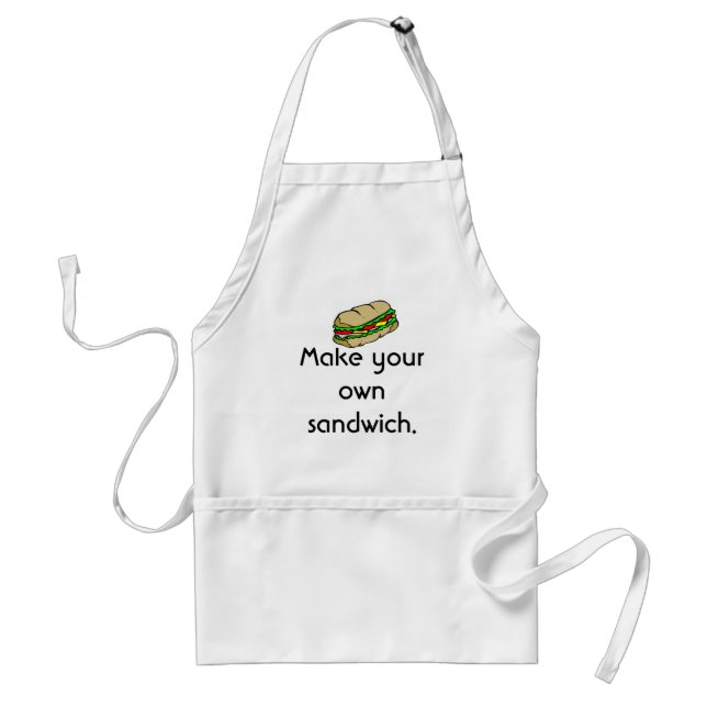 Faites votre propre sandwich ! tablier (Devant)