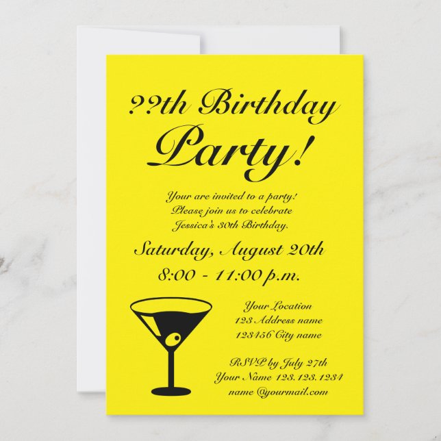 Faites votre propre Soyez calme Invitations d'anni (Devant)