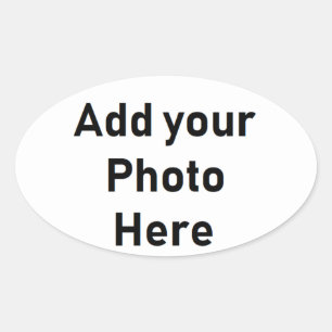 Faites votre propre Sticker en forme ovale Customi