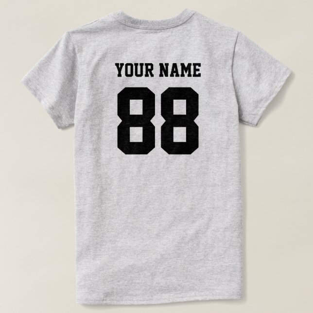 Faites votre propre T-shirt de nombres (Design dos)