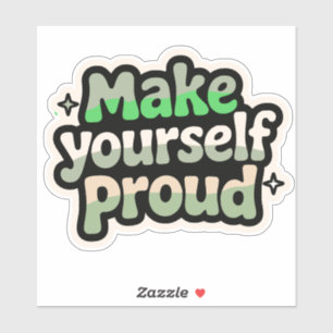 Faites-Vous Fier De La Conception De Sticker De Mi