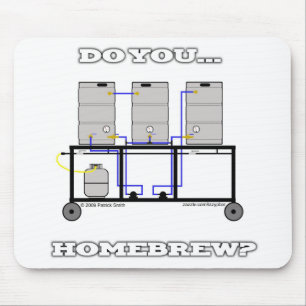 faites-vous tapis de souris de brew à la maison
