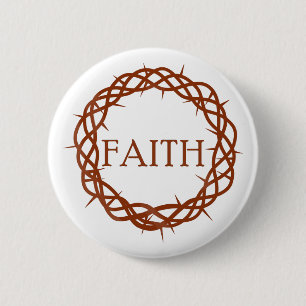 Faith 2 Inch Round Button