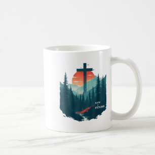 Faith & Fitness Christian - Workout Motivation Coffee Mug