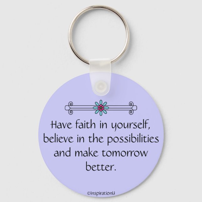 Faith and Belief Keychain (Front)
