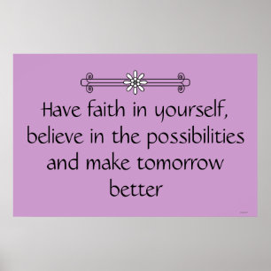 Faith and Belief Poster