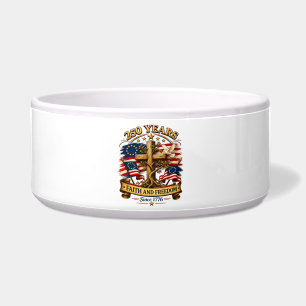 Faith and Freedom 250 Years Patriotic Cross