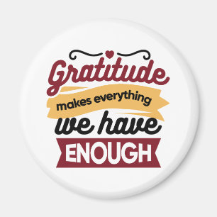 Faith and Gratitude Artwork – Uplifting Christian Magnet