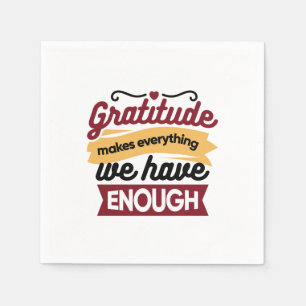 Faith and Gratitude Artwork – Uplifting Christian  Napkin