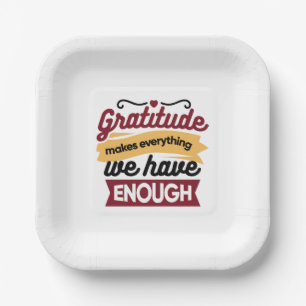 Faith and Gratitude Artwork – Uplifting Christian Paper Plate