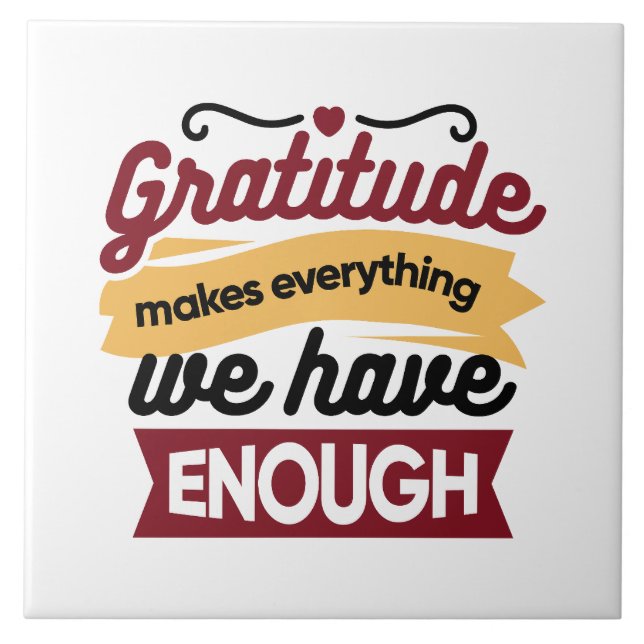 Faith and Gratitude Artwork – Uplifting Christian  Tile (Front)