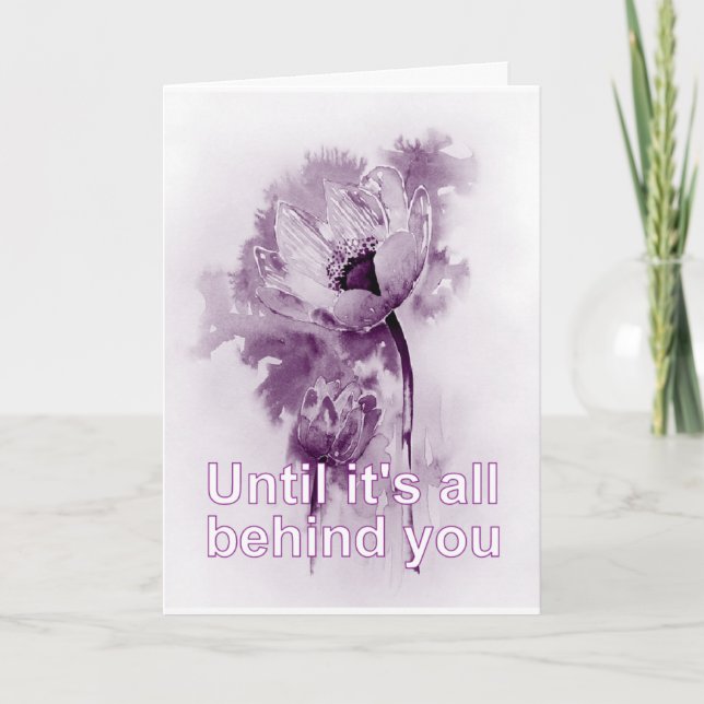 Faith and Hope are behind you Card (Front)