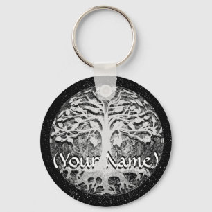 Faith and Hope Tree of Life Customize Keychain