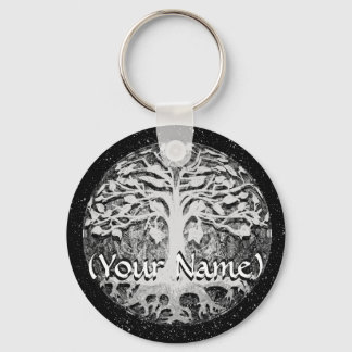 Faith and Hope Tree of Life Customize Keychain