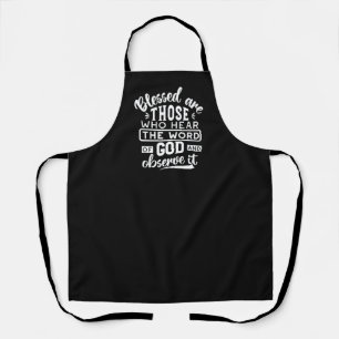 Faith and Obedience – Inspirational Scripture Apron