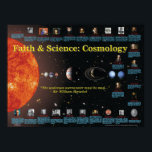 Faith and Science: Cosmology Poster<br><div class="desc">Discover over two dozen famous astronomers and cosmologists who were also staunch Christians! Did you know Newton wrote more theology than he did anything else? Or that the astronomer who proposed the Big Bang was a Catholic priest? Find out a lot more with this beautiful poster!</div>