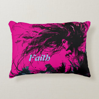 Faith Art Retro Pillow