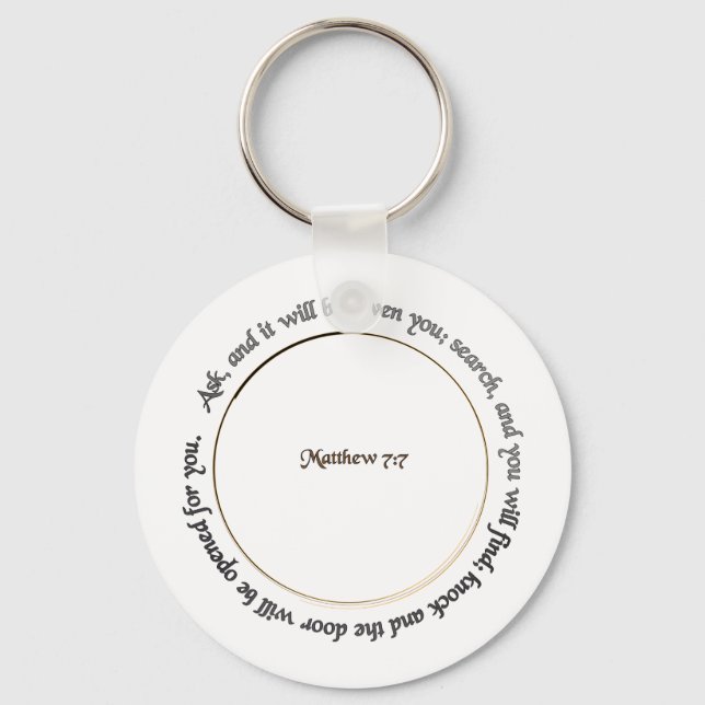 Faith as Small as a Mustard Seed Keychain (Front)