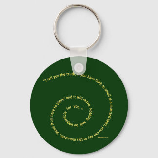 Faith as Small as a Mustard Seed Keychain