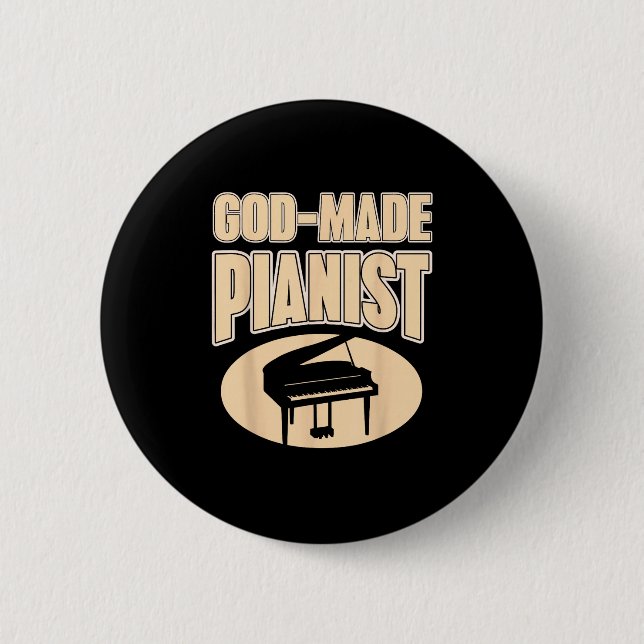 Faith-based Anist Christian Music Insration  2 Inch Round Button (Front)