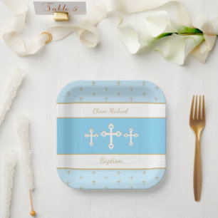 Faith-based, Christian baptism Paper Plates