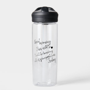 Faith-Based Gift Christian Encouragement Daily  Water Bottle