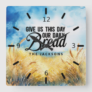Faith-Based Kitchen Wall Clock