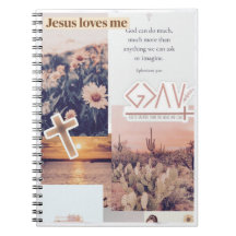 Faith Based Notebook - Jesus Loves Me