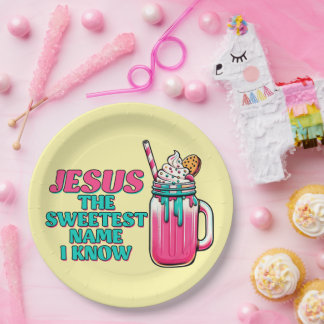 Faith Based Party plate